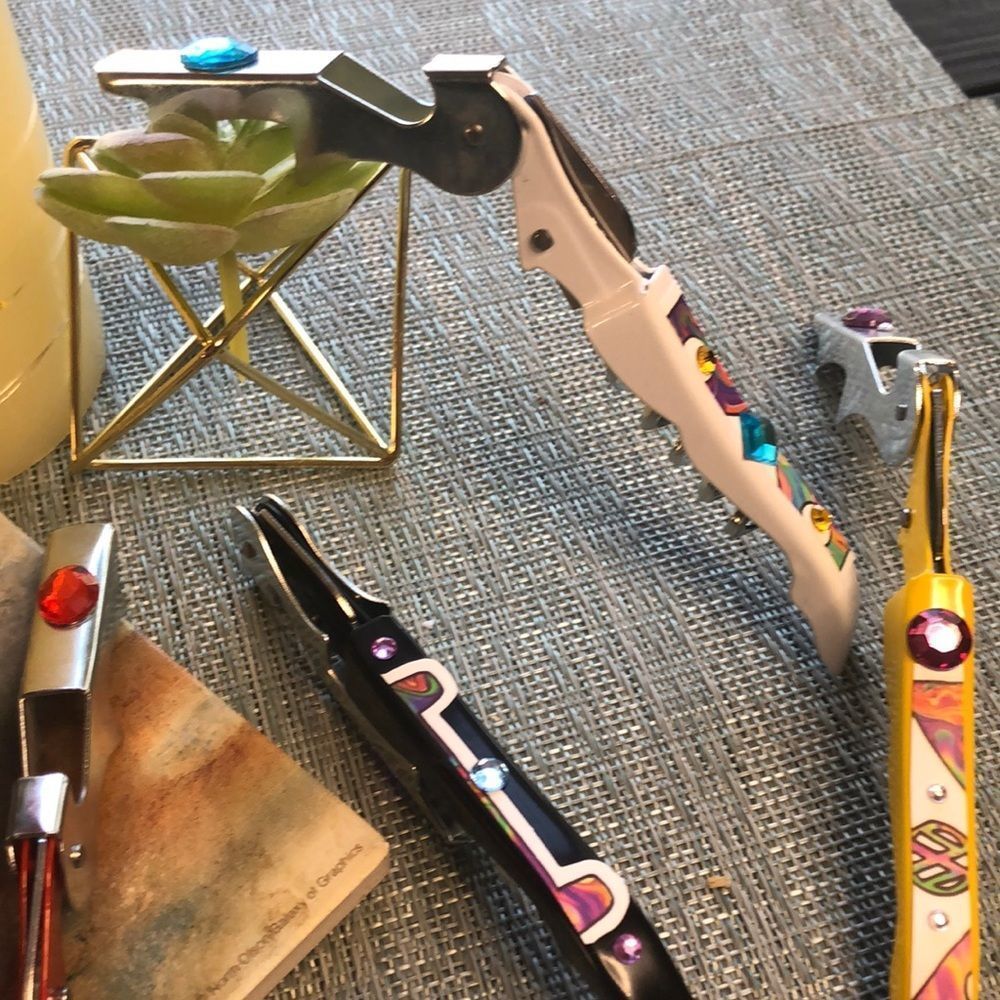 58c Corkscrew with Groovy Artisan Vibe Designs☮️